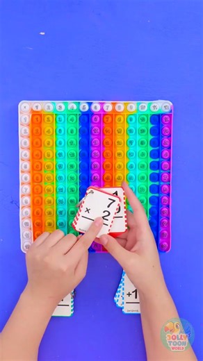 The RAINBOW Math! 🌈📐 Learn The Fun Way! #Rainbow #Learn