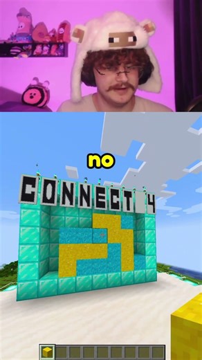 Minecraft Connect 4 SPEEDRUN 🏃‍♂️