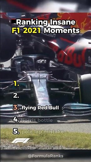 Ranking Insane 2021 F1 Moments!