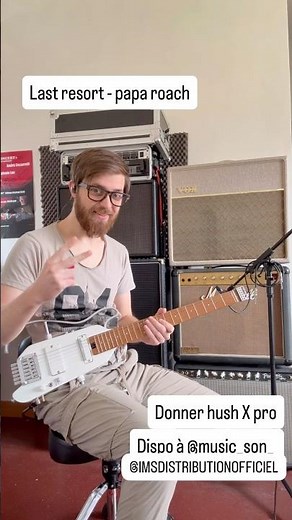 Papa Roach Last Resort - guitare donner hush x pro cover