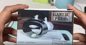 Watch Stainless Steel Garlic Press on Amazon Live