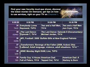 Optimum Zap2It Channel Guide (5/11/2020)