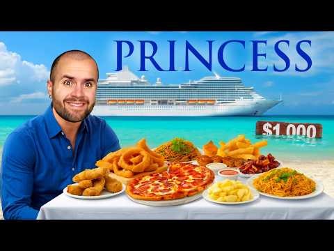 I Ate Princess Cruise Food for 4 Days ($1000 review)