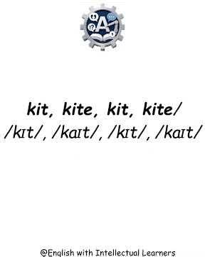 Short i vs Long i Pronunciation | Kit vs Kite