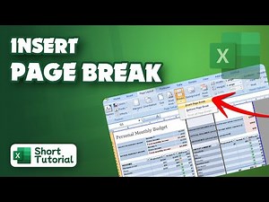 How to insert page break in excel 2024 | Initial Solution