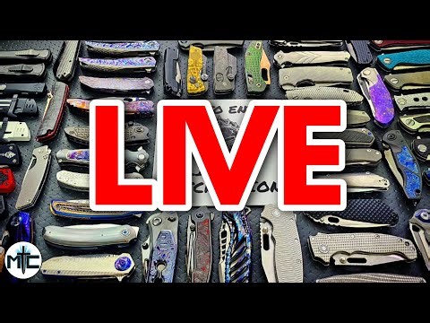 MYSTERY KNIFE GIVEAWAY LIVE! FINAL 4 + HEAVY JACKPOT! Also Knives & Knonsense