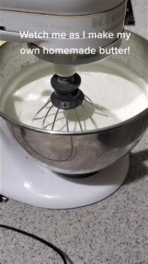 Homemade Butter Making Guide with Kitchenaid Mixer