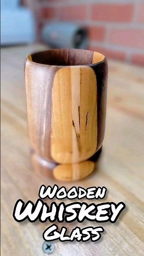 Wooden Whiskey Glass 🥃