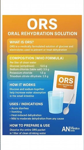 ORS – Oral Rehydration Solution | Stay Hydrated, Stay Healthy 💧