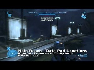 Halo Reach - Data Pad Locations - Nightfall | WikiGameGuides