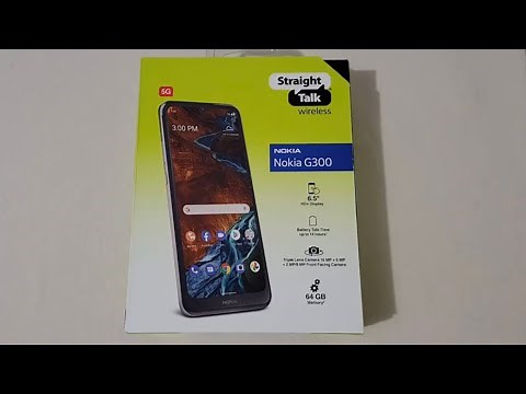 Nokia G300 5G Unboxing (Straight Talk)