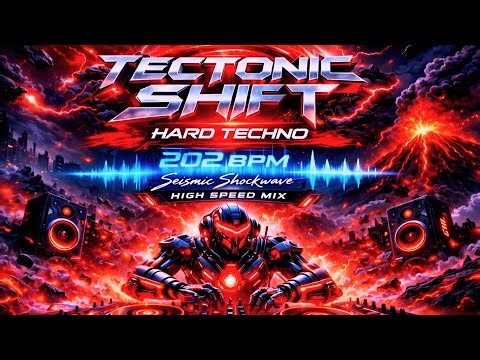 TECTONIC SHIFT HARD TECHNO 🔥| 202 BPM Seismic Shockwave ( High Speed Mix)