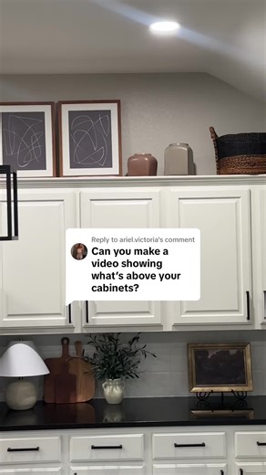 Minimalistic Above Kitchen Cabinet Decor Ideas