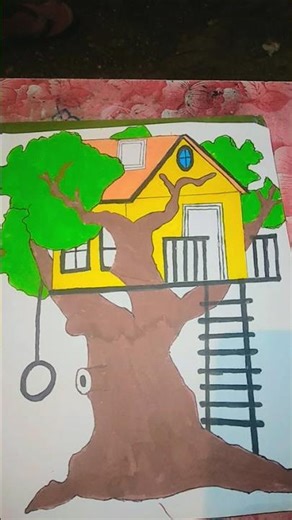tree house drawing
