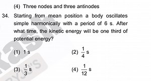(4) Three nodes and three antinodesStarting from mean position... | Filo