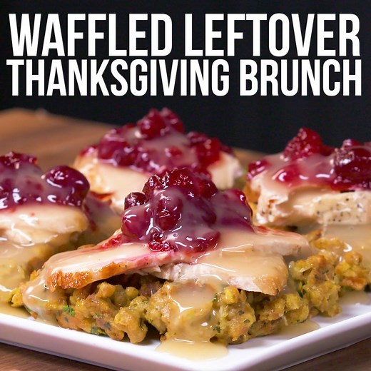 4.6M views · 17K shares | Waffled Leftover Thanksgiving Brunch Get...