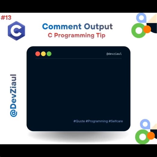 DevZiaul on Instagram: "Factorial Program in C Using Loop | Simple For Loop Example #shorts #loop #cprogramming ✅ Description In this short C programming tutorial, you’ll learn how to find the factorial of a number using a loop. This example uses a for loop to calculate the factorial of 5 step by step, perfect for beginners learning loops and basic logic in C. If you’re starting with C programming, this is a must-know program for exams and practice. Follow for more quick C tutorials, coding shor