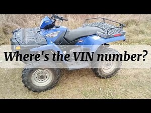 Where to Find the VIN Number on a Polaris ATV