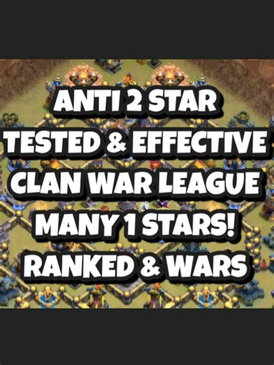 Check out my custom made anti 2 star resource protection/farming home or war layout! This layout had so mant 1 srar attacks during CWL it is a true anti 2 star. The attacking army goes for the town hall and gets shut down!🔥 This layout was super effective against air attacks and overall had great results! I make my own layouts and I search for the best layouts so I can test them and customize them SO YOU DONT HAVE TOO! LAYOUT LINK - https://link.clashofclans.com/en?action=OpenLayout&id=TH18:WB: