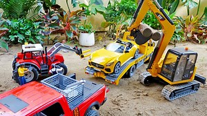 96K views · 1.2K reactions | Car Toy Repair Heavy Equipment Tractor Truck Play Repair Car Toys Rescue Play | Kids Toy TV | Facebook