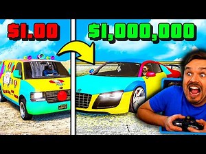 $1 Clown Van to $1,000,000 Clown Car in GTA 5!