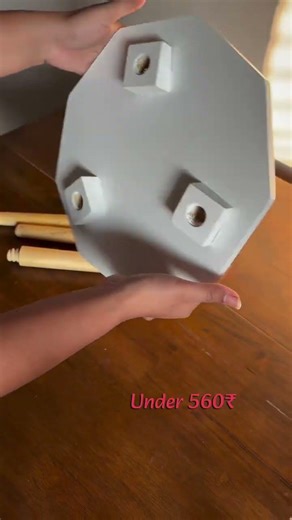 Best Wooden Foldable Side Table | Multipurpose Home Furniture #sidetables #amazonfinds #homedecor