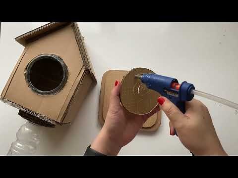 DIY Homemade Cardboard Birdhouse | Home Decor Project