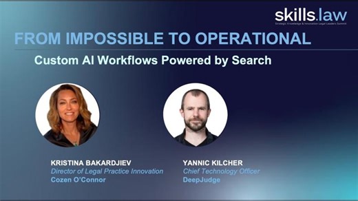 Cozen O Connor Collaboration on AI Workflows in Law | DeepJudge posted on the topic | LinkedIn