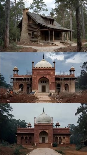 Building a Mosque in the Snow 🏗️ | Architecture Time-lapse