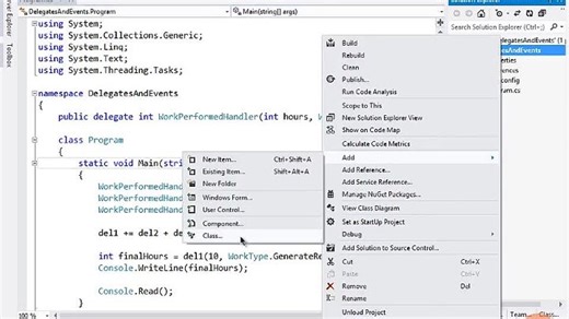 02.Creating Delegates, Events And Eventargs - 07.Demo - Defining Events