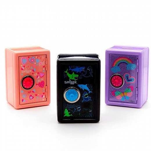 lock it up with our nifty money box safe! 💰 with a dial combination lock, you won't have to worry about losing your treasures again! 🌟 instore and online now! #smiggle #smile #giggle | Smiggle