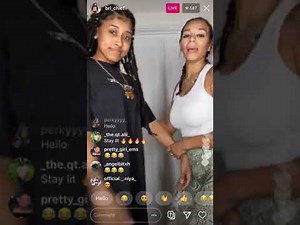 Bri chief twerking Instagram live with sister and friends 🤤