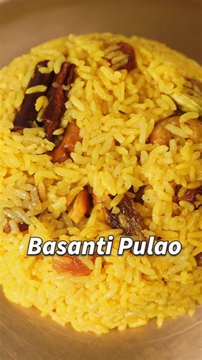 Quick Basanti Pulao in Pressure Cooker #recipe