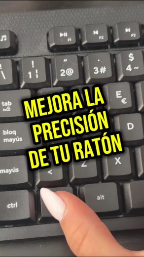 Truco para mejorar la precisión de tu puntero! #trucospc #windows #trucosytips