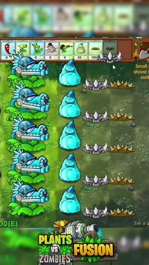 Ultimate Blue God Level Plants in PvZ Fusion #pvz #pvzfusion