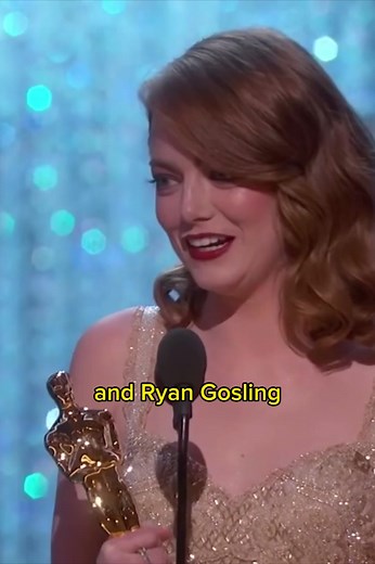 Emma Stone wins Best Actress at the Oscar 2017 #emmastone #oscars #lalaland