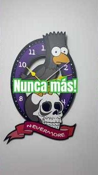 Nunca más… 🐦‍⬛ ¿Te acuerdas de este episodio? #collection #simpsons #toys #reloj