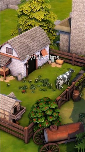 Big Family Farm 🥦 construction in The Sims 4│Big Family Farm Sims 4 Build #shorts #sims4