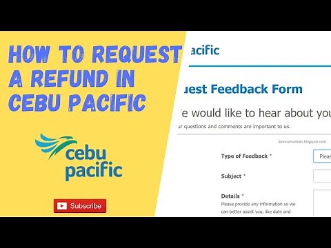 How To File a Refund Request in Cebupacific l 2021