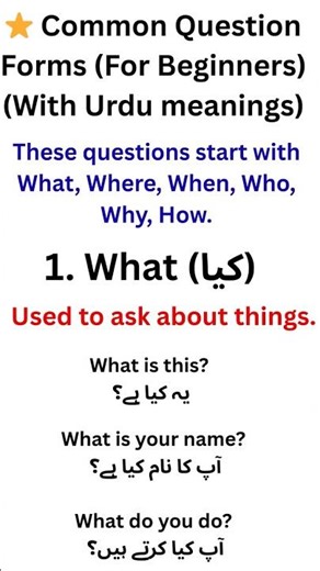 Use of Question words # English grammar #english # short