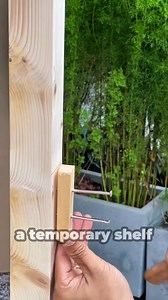 Stop Struggling! Use a Support Block for Easy Nailing #beams #nailing | Reels ideas