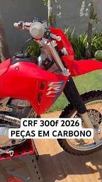 CRF 300f 2026 - Carbon Parts 😍🔥 #crf300f #crf #crf250f