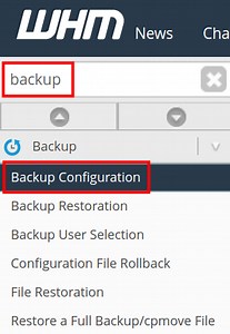 Scheduling cPanel Backups in WHM | InMotion Hosting