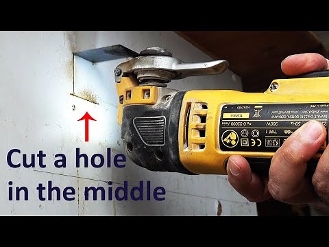 How to Cut an Outlet Hole in a Cabinet