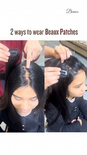 Elevate your style effortlessly with Beaux Patches! Backcombed for volume, and on the sides to cover thinning with sleek sophistication! Products - Beaux Patches For a free consultation, send us your photo via dm or contact us over WhatsApp on 7878664836. Shop now https://beauxhairextension.com/ [hair extensions, hair topper, hair wigs, alopecia, human hair, hair patches] #hairextensions #hairtoppers #hairwigs #hairloss #hairthinning #volumiser #weddingseason #weddingseasonhair | Beaux Hair Exte
