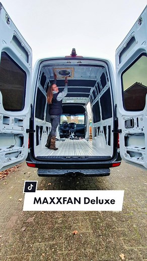 Maxxfan Deluxe Installation in Sprinter Van