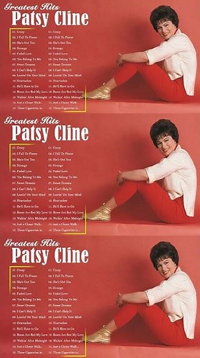 Patsy Cline - Crazy Greatest Hits - #shorts