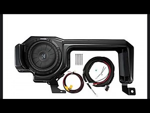 Kicker subwoofer 19417164 install.