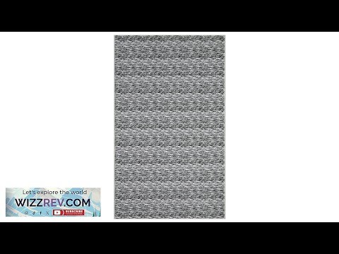 Garvee Modern Grey 2x6 Braided Washable Runner Rug for Hallway Non Slip