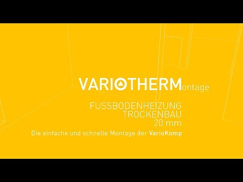 Variotherm VarioKomp - Montageanleitung für eine warme Zukunft
